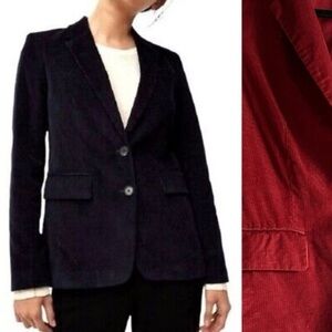 Babaton woman’s blazer Taylor rust corduroy office professional work normcore 2